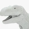 Black T-Rex 3D Model | Tyrannosaurus Rex Realistic 3D Model Creature Guard 28
