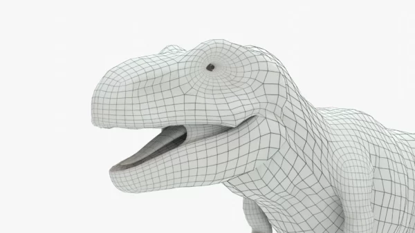 Black T-Rex 3D Model | Tyrannosaurus Rex Realistic 3D Model Creature Guard 13