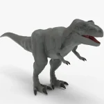 Black trex 3d model(2)