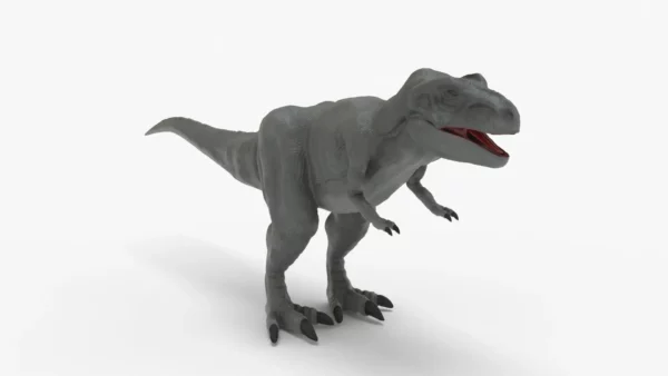 Black T-Rex 3D Model | Tyrannosaurus Rex Realistic 3D Model Creature Guard 4