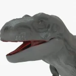 Black trex 3d model(4)