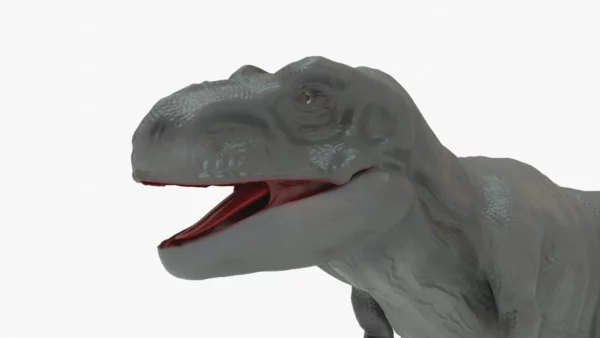 Black T-Rex 3D Model | Tyrannosaurus Rex Realistic 3D Model Creature Guard 6
