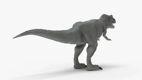Black T-Rex 3D Model | Tyrannosaurus Rex Realistic 3D Model Creature Guard 9