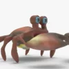 Crab Low Poly 3D Model 3D Model Creature Guard 15