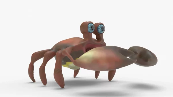 Crab Low Poly 3D Model 3D Model Creature Guard 3
