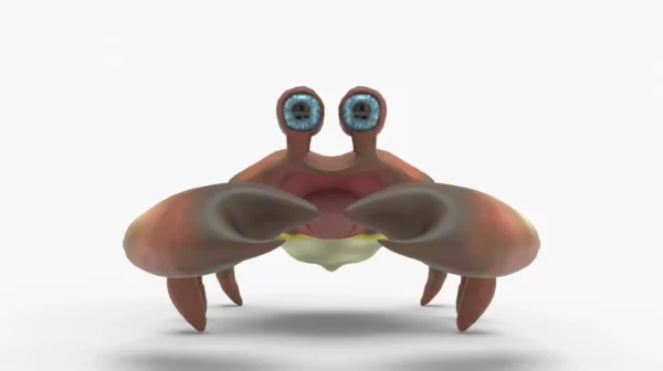 Crab Low Poly 3D Model 3D Model Creature Guard 4