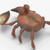 Crab Low Poly 3D Model 3D Model Creature Guard 17