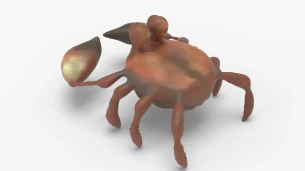 Crab Low Poly 3D Model 3D Model Creature Guard 5