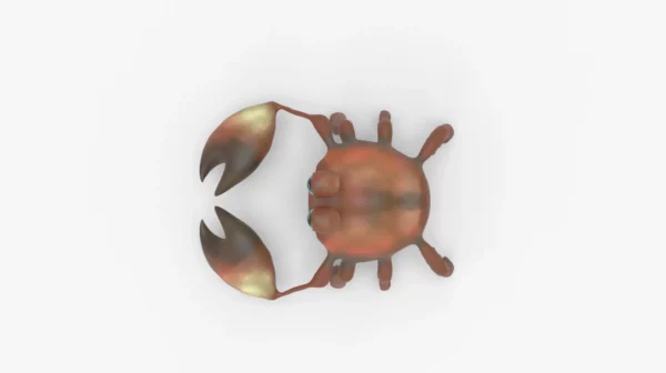 Crab Low Poly 3D Model 3D Model Creature Guard 9