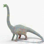 Diplodocus Rigged Basemesh(12)