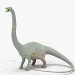 Diplodocus Rigged Basemesh(13)