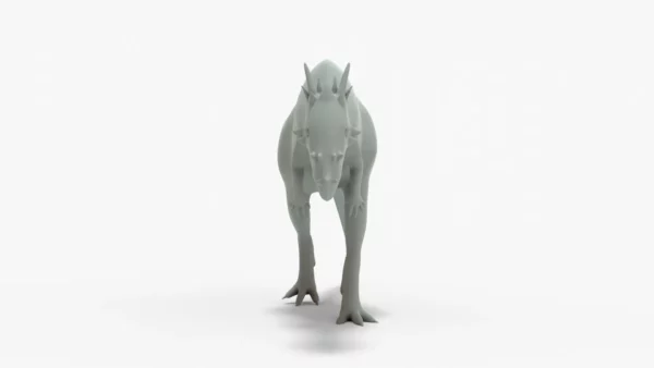 Dracorex 3D Model Rigged Basemesh 3D Model Creature Guard 17