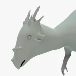 Dracorex Rigged Basemesh(14)