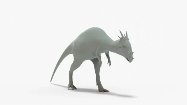 Dracorex 3D Model Rigged Basemesh 3D Model Creature Guard 5