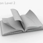 Hardcover Book rigged and animated(17)