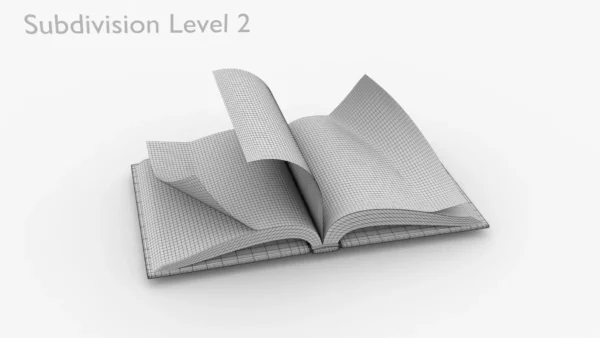Hardcover Book Rigged & Animated 3D Model 3D Model Creature Guard 4