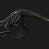 Realistic Indoraptor Rigged 3D Model Low Poly 3D Model Creature Guard 29