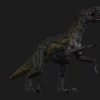 Realistic Indoraptor Rigged 3D Model Low Poly 3D Model Creature Guard 31