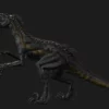 Realistic Indoraptor Rigged 3D Model Low Poly 3D Model Creature Guard 34
