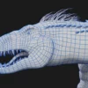 Realistic Indoraptor Rigged 3D Model Low Poly 3D Model Creature Guard 37