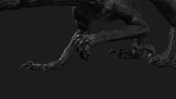 Realistic Indoraptor Rigged 3D Model Low Poly 3D Model Creature Guard 20