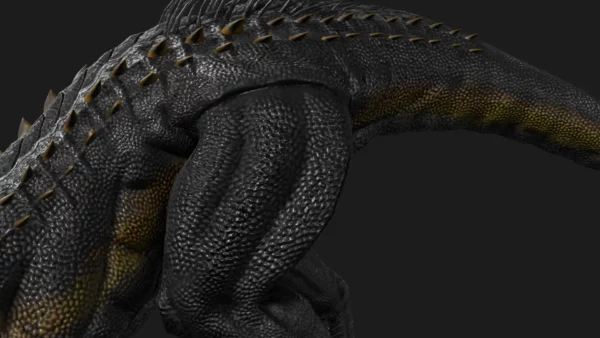 Realistic Indoraptor Rigged 3D Model Low Poly 3D Model Creature Guard 22