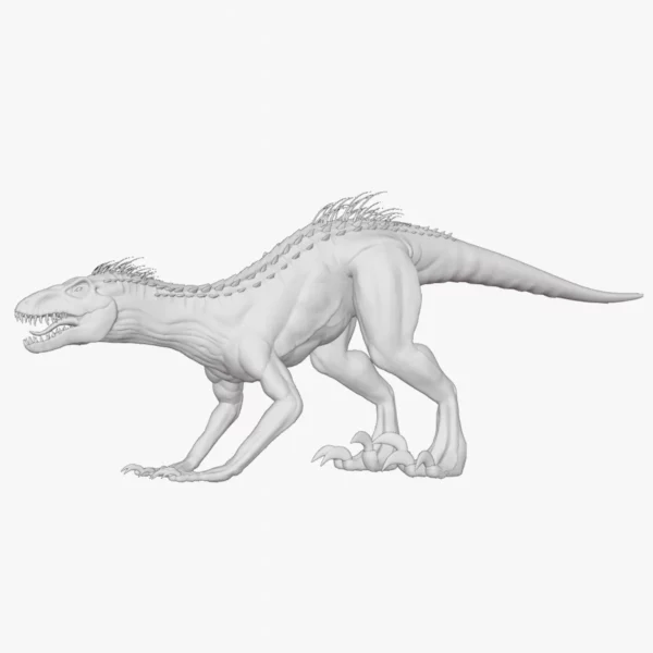 Indoraptor Sculpted 3D Model 3D Model Creature Guard