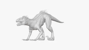 Indoraptor 3D Model