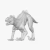 Indoraptor Sculpted 3D Model 3D Model Creature Guard 82
