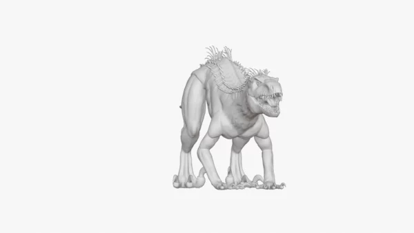 Indoraptor Sculpted 3D Model 3D Model Creature Guard 28
