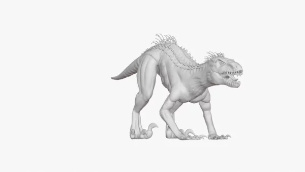 Indoraptor Sculpted 3D Model 3D Model Creature Guard 29