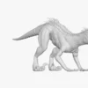 Indoraptor Sculpted 3D Model 3D Model Creature Guard 87