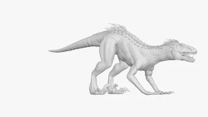 Indoraptor 3D Model