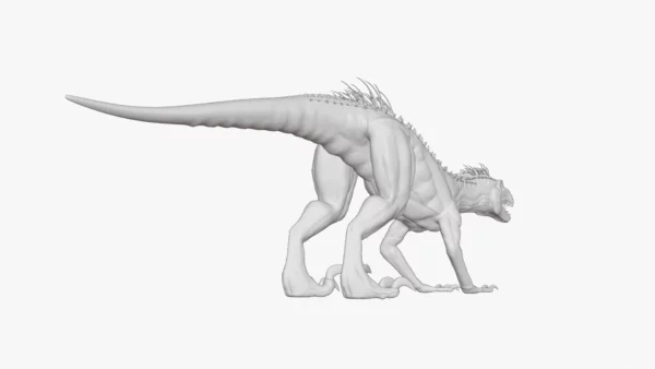 Indoraptor Sculpted 3D Model 3D Model Creature Guard 38
