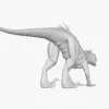Indoraptor Sculpted 3D Model 3D Model Creature Guard 96