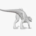 Indoraptor Sculpted(38)