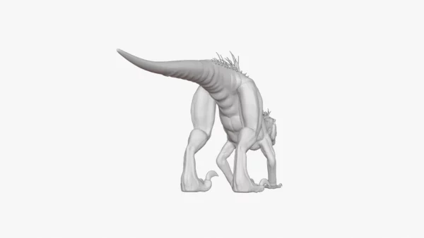 Indoraptor Sculpted 3D Model 3D Model Creature Guard 40
