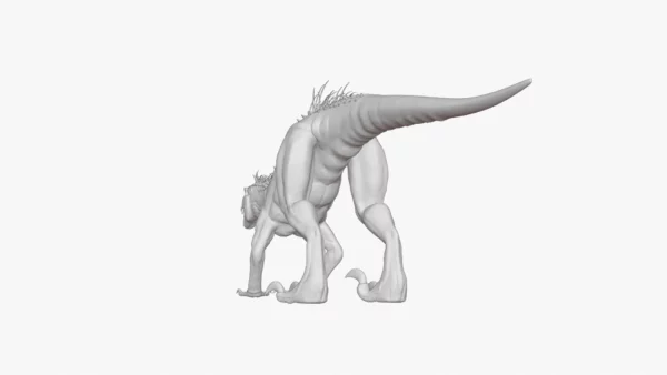 Indoraptor Sculpted 3D Model 3D Model Creature Guard 44