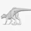 Indoraptor Sculpted 3D Model 3D Model Creature Guard 103