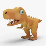 Mini Dinosaur 3d model(1)