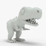 Mini Dinosaur 3d model(10)