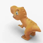 Mini Dinosaur 3d model(3)