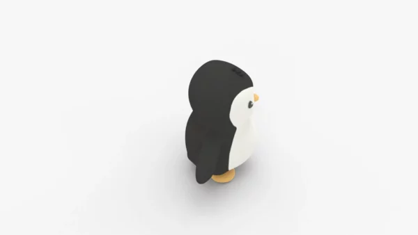 Low Poly Penguin 3D Model 3D Model Creature Guard 3