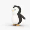 Low Poly Penguin 3D Model 3D Model Creature Guard 28