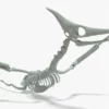 Pteranodon 3D Model Rigged Basemesh Skeleton 3D Model Creature Guard 50