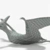 Pteranodon 3D Model Rigged Basemesh Skeleton 3D Model Creature Guard 43