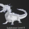Realistic Dragon Rigged Low Poly 3D Model 3D Model Creature Guard 36