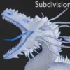 Realistic Dragon Rigged Low Poly 3D Model 3D Model Creature Guard 39