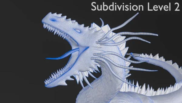 Realistic Dragon Rigged Low Poly 3D Model 3D Model Creature Guard 18