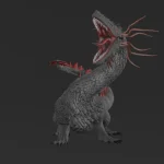 Realistic Dragon Rigged Low Poly 3D Model4